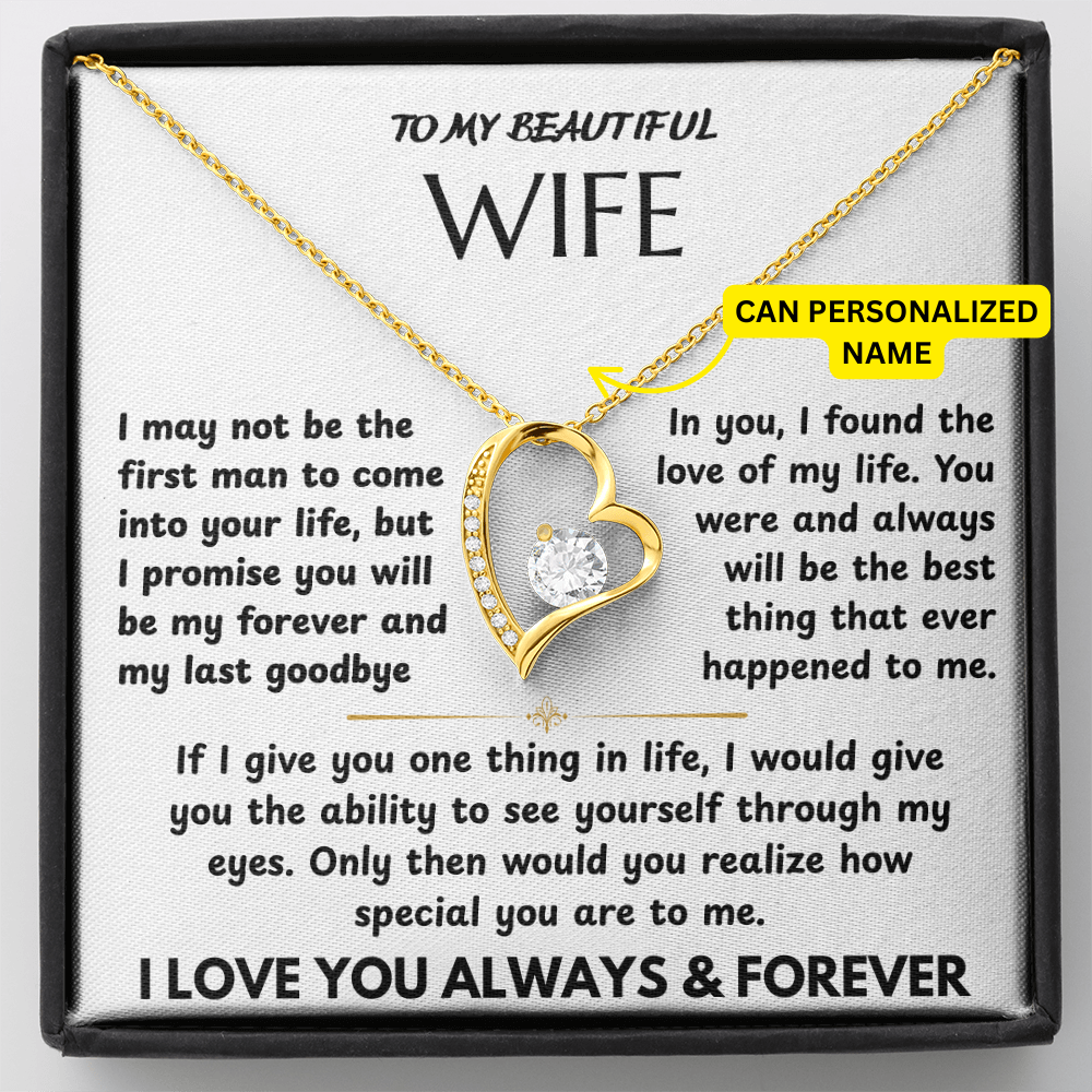 To My Beautiful Wife - Forever Love Personalized Gift Set - FG00069