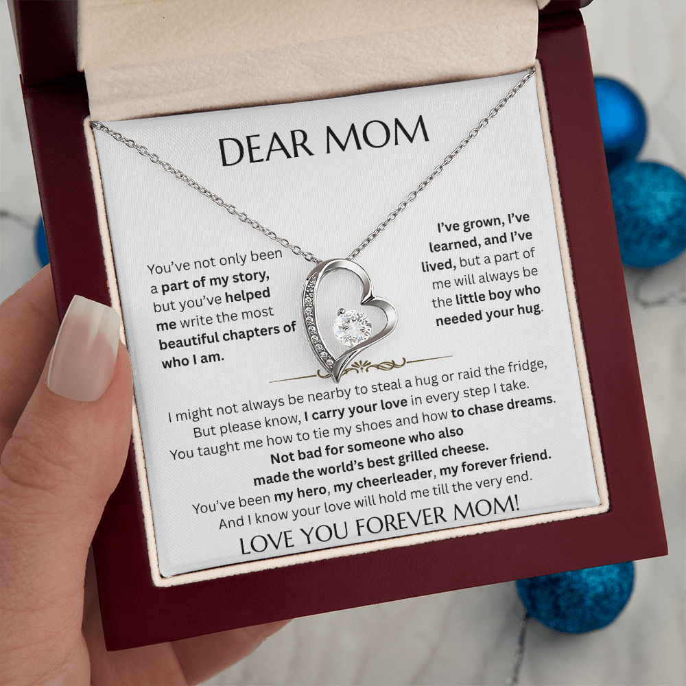 Dear Mom -From Son - Forever Love Necklace - FG0048