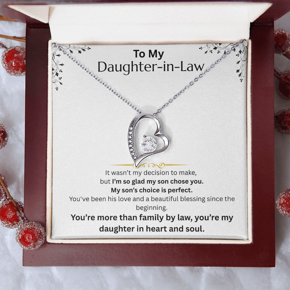 To My Daughter -in-Law - Forever Love Necklace - FG0017