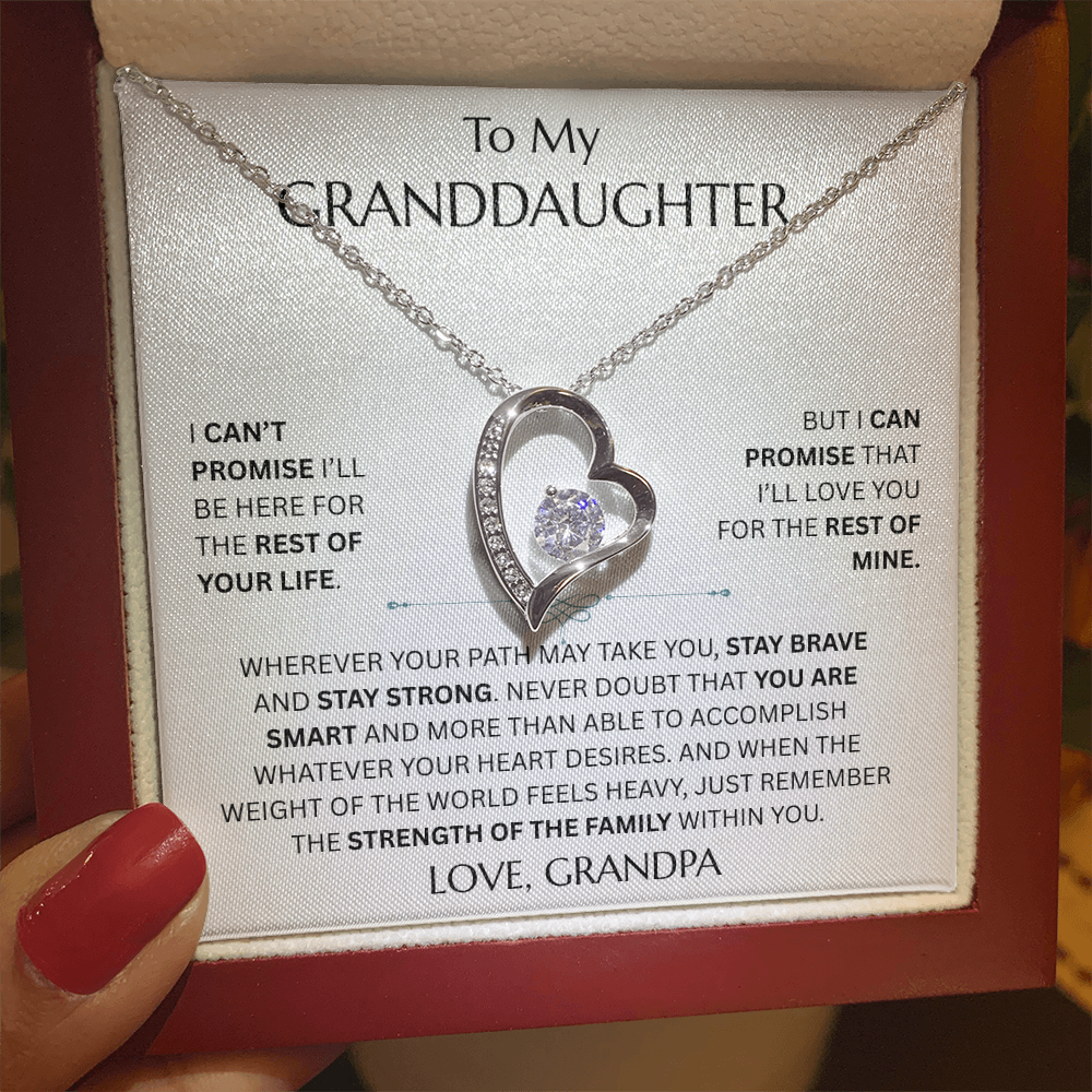 To My Granddaughter - Forever Love Necklace - FG0027