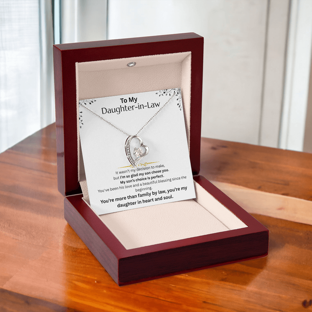 To My Daughter -in-Law - Forever Love Necklace - FG0017
