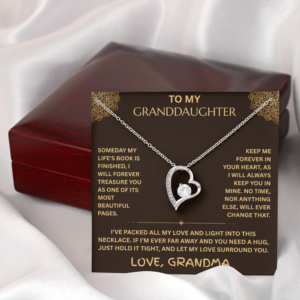 To My Granddaughter - Forever Love Necklace - FG0019