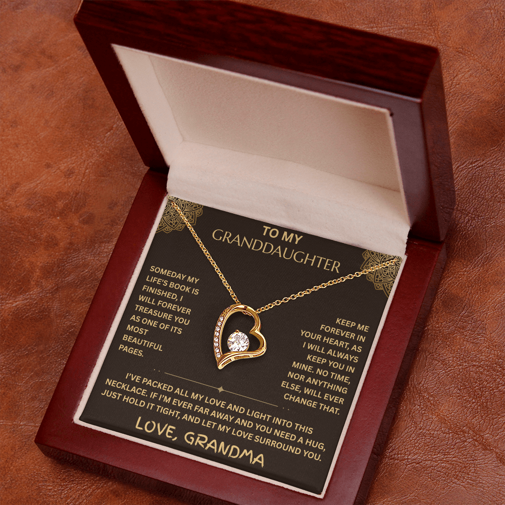 To My Granddaughter - Forever Love Necklace - FG0019