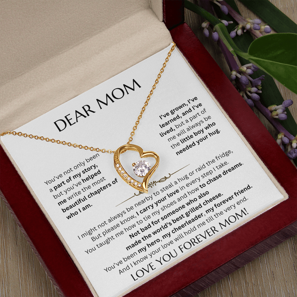 Dear Mom -From Son - Forever Love Necklace - FG0048