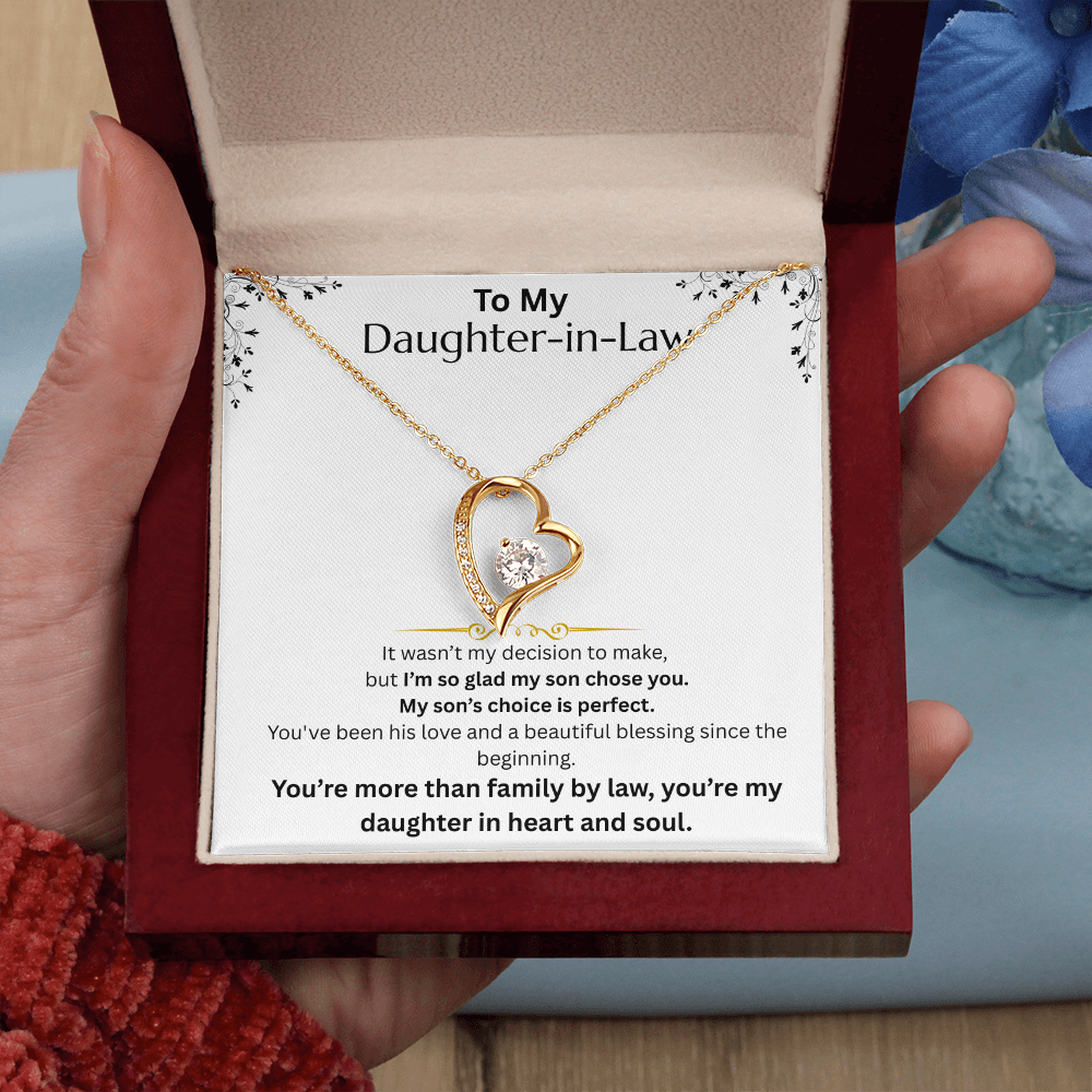 To My Daughter -in-Law - Forever Love Necklace - FG0017