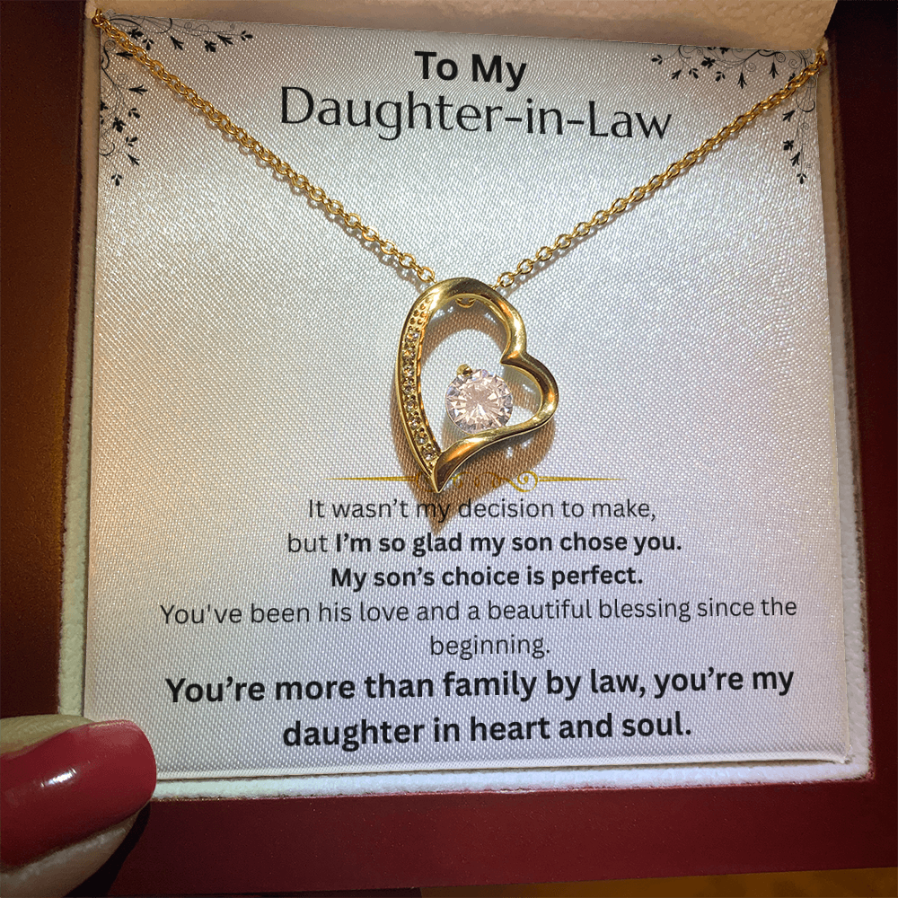 To My Daughter -in-Law - Forever Love Necklace - FG0017