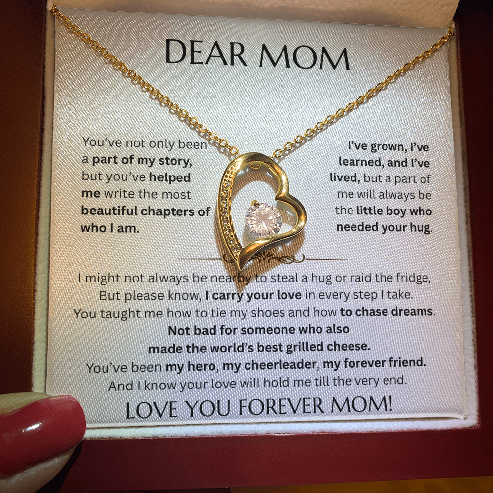 Dear Mom -From Son - Forever Love Necklace - FG0048