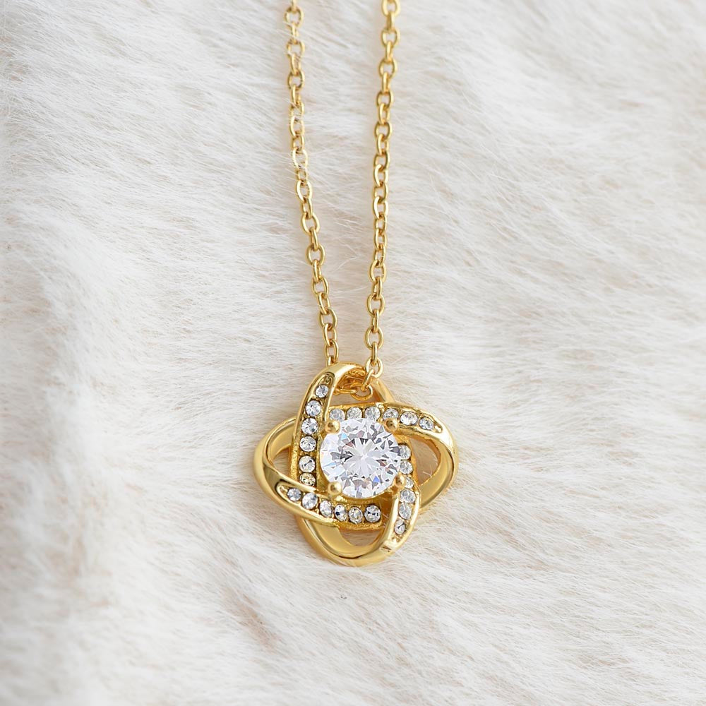 To My Daughter -Love Knot Necklace - FG003