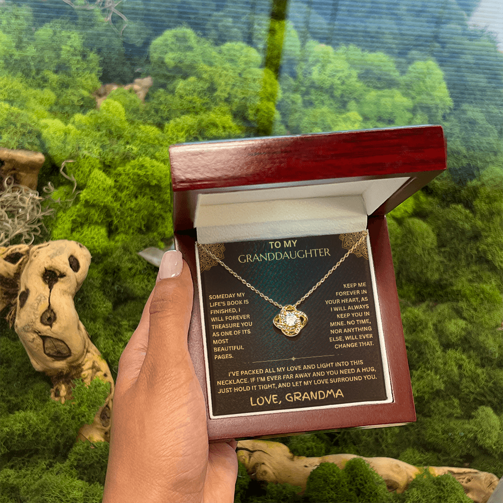 To My Granddaughter - Love Knot Necklace - FG0020