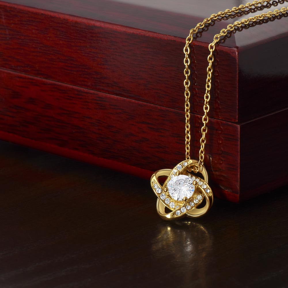To My Daughter -Love Knot Necklace - FG003