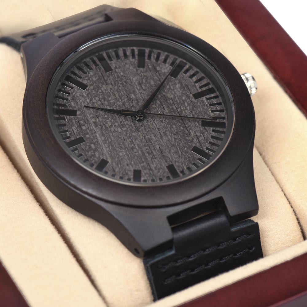 TO MY GRANDDAUGHTER GAMER - WOODEN WATCH - FG00075