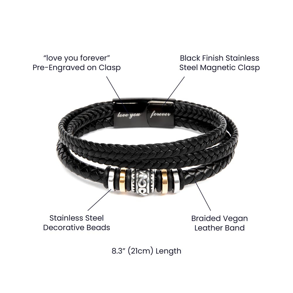 To My Man - Love You Forever Bracelet - FG0018