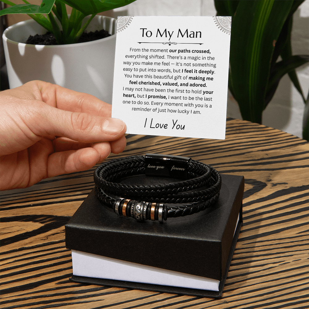 To My Man - Love You Forever Bracelet - FG0018