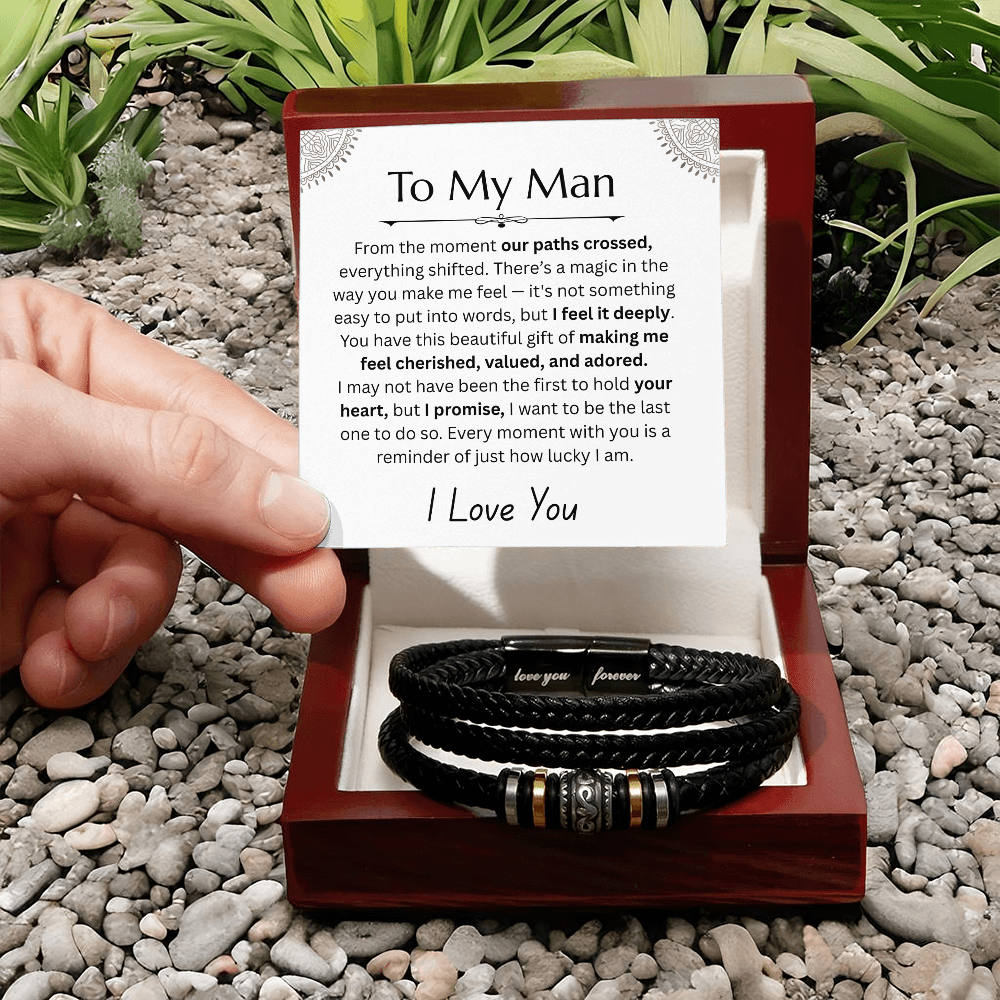 To My Man - Love You Forever Bracelet - FG0018