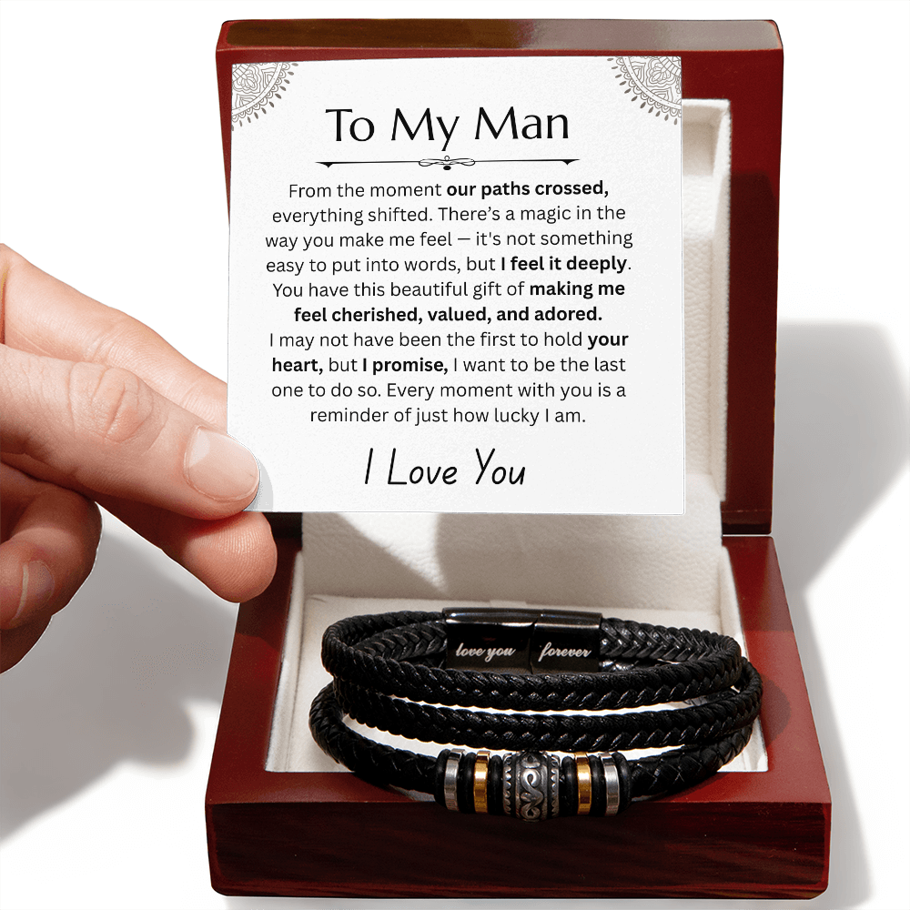 To My Man - Love You Forever Bracelet - FG0018