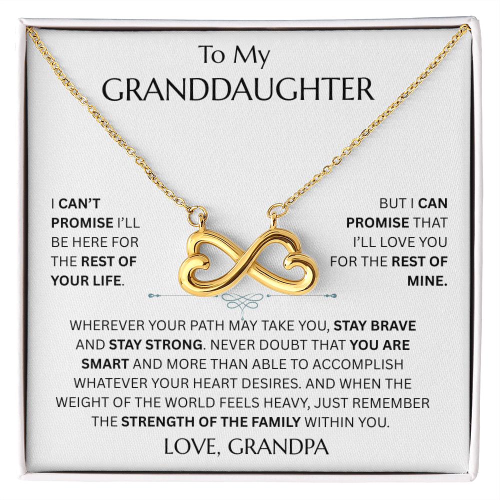 To My Granddaughter - Endless Love Necklace - FG0026