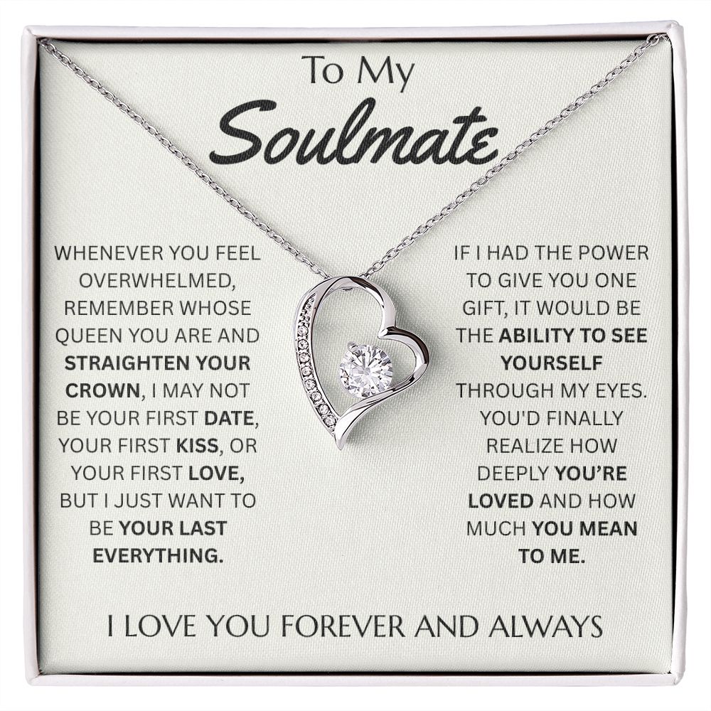 To My Soulmate - Forever Love Necklace - FG0024