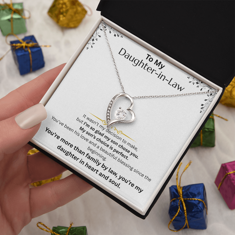 To My Daughter -in-Law - Forever Love Necklace - FG0017
