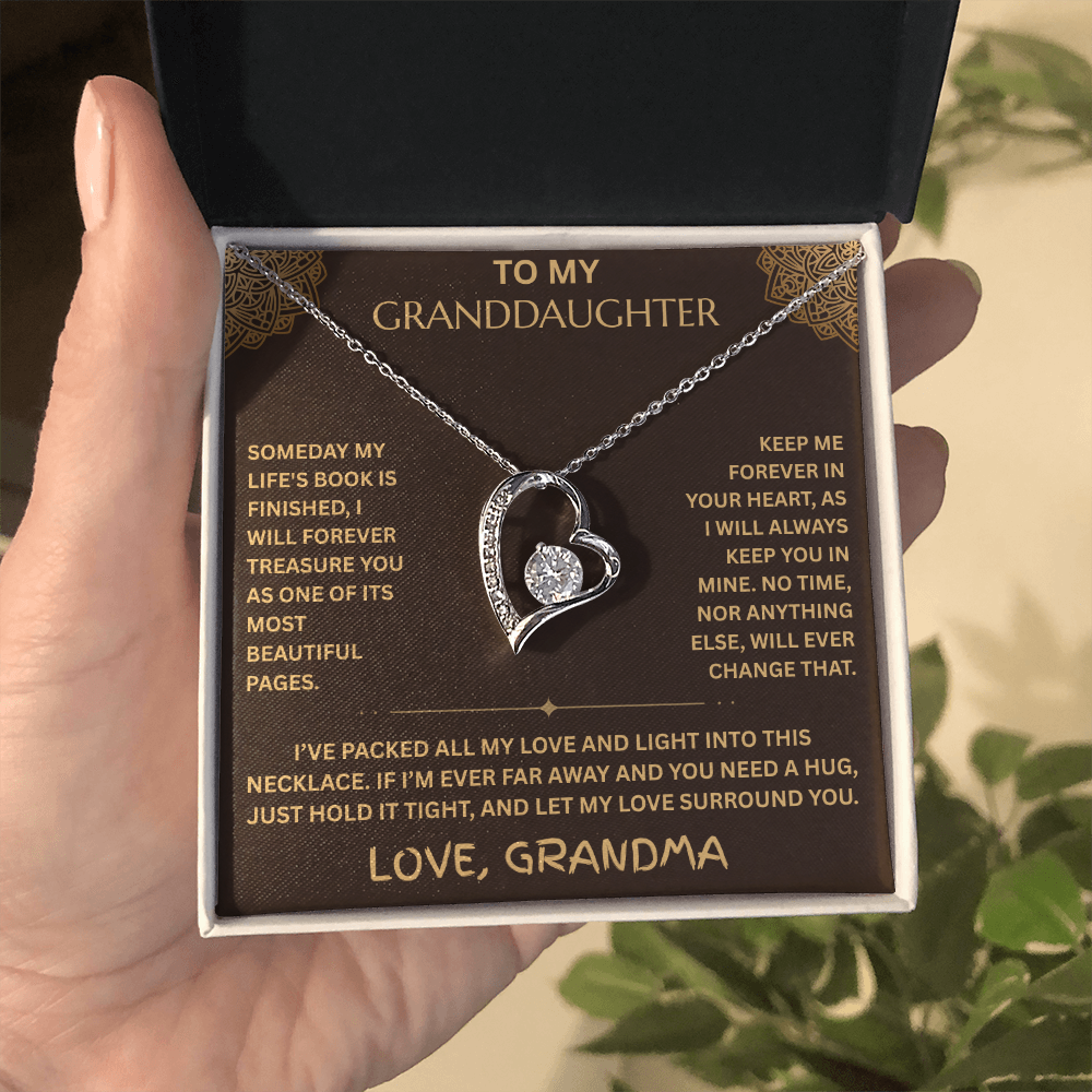 To My Granddaughter - Forever Love Necklace - FG0019