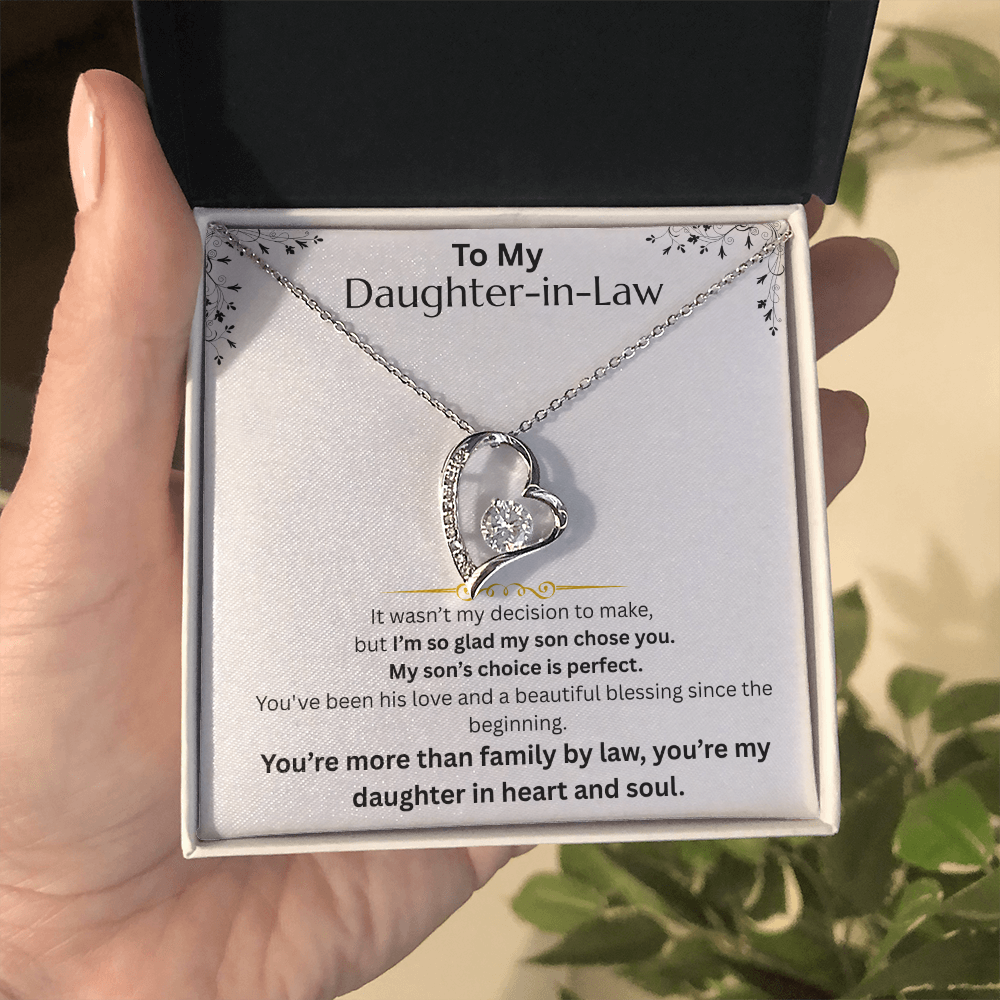 To My Daughter -in-Law - Forever Love Necklace - FG0017