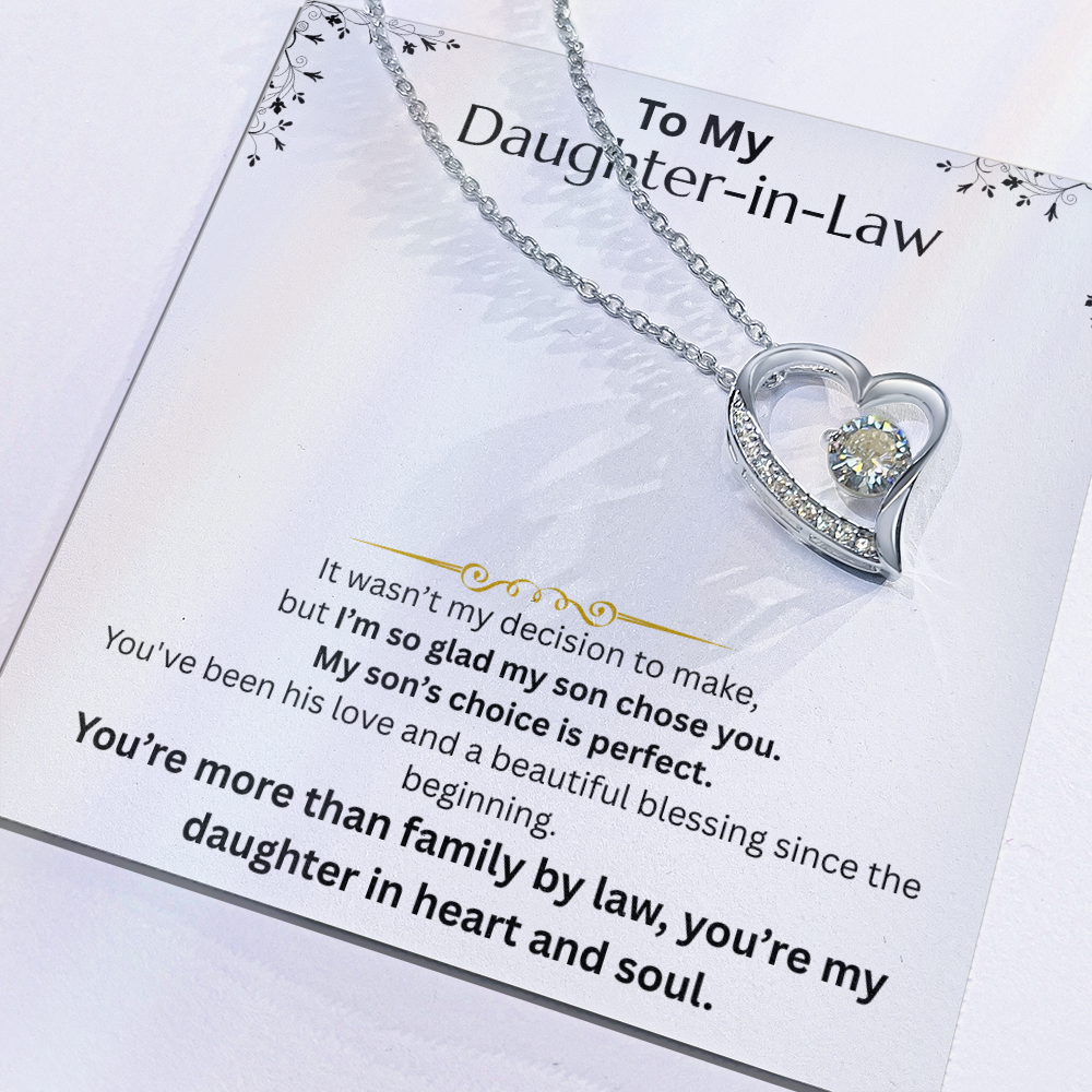 To My Daughter -in-Law - Forever Love Necklace - FG0017