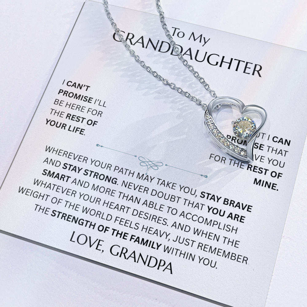 To My Granddaughter - Forever Love Necklace - FG0027