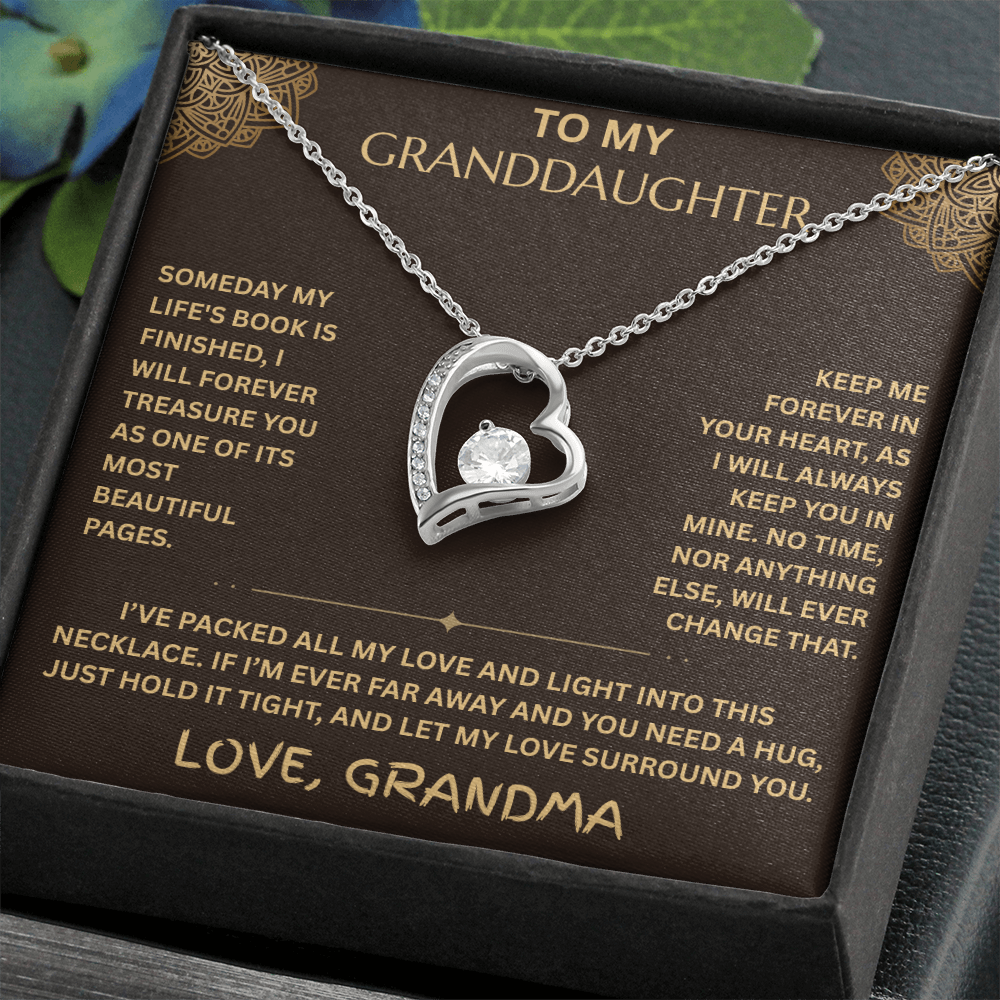 To My Granddaughter - Forever Love Necklace - FG0019