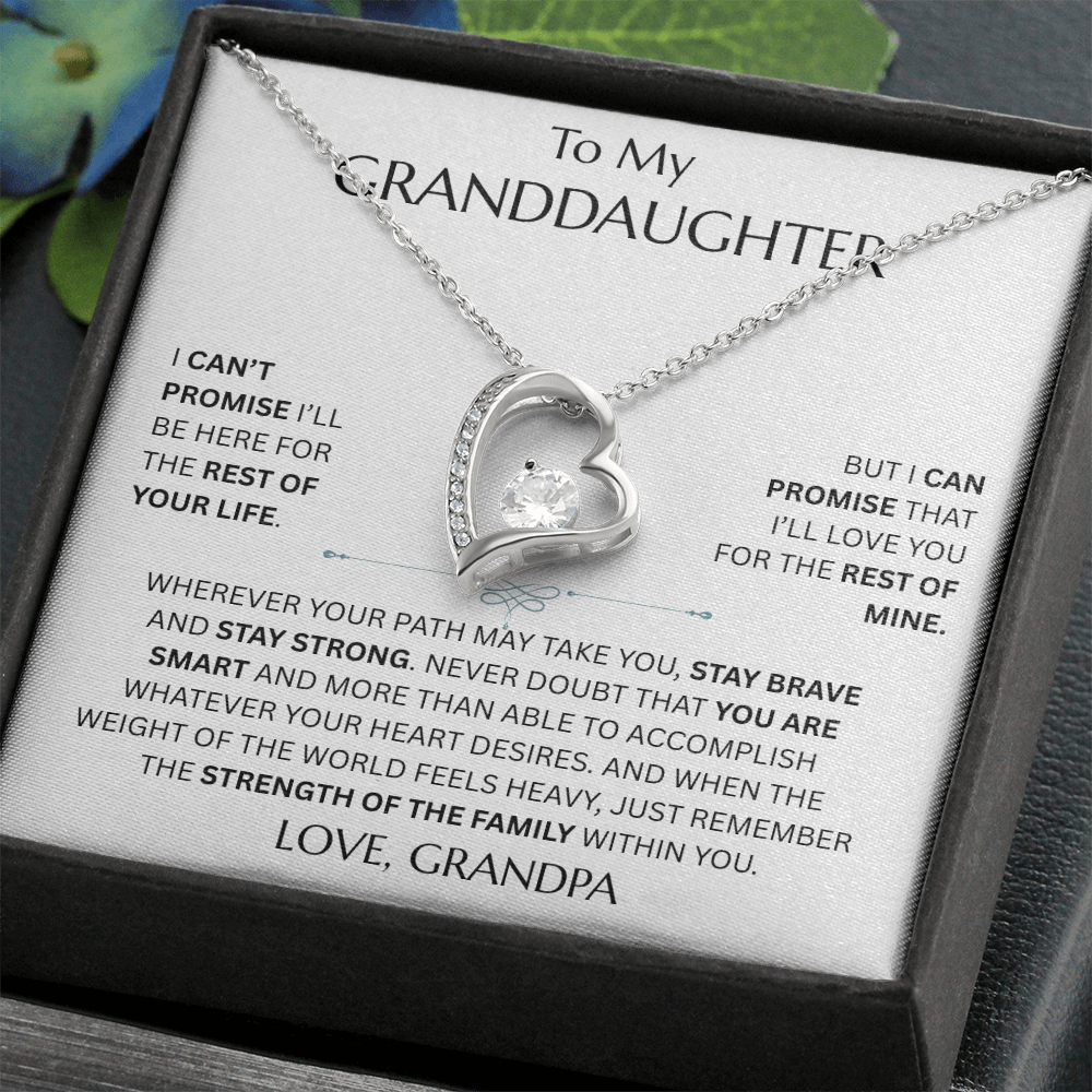 To My Granddaughter - Forever Love Necklace - FG0027