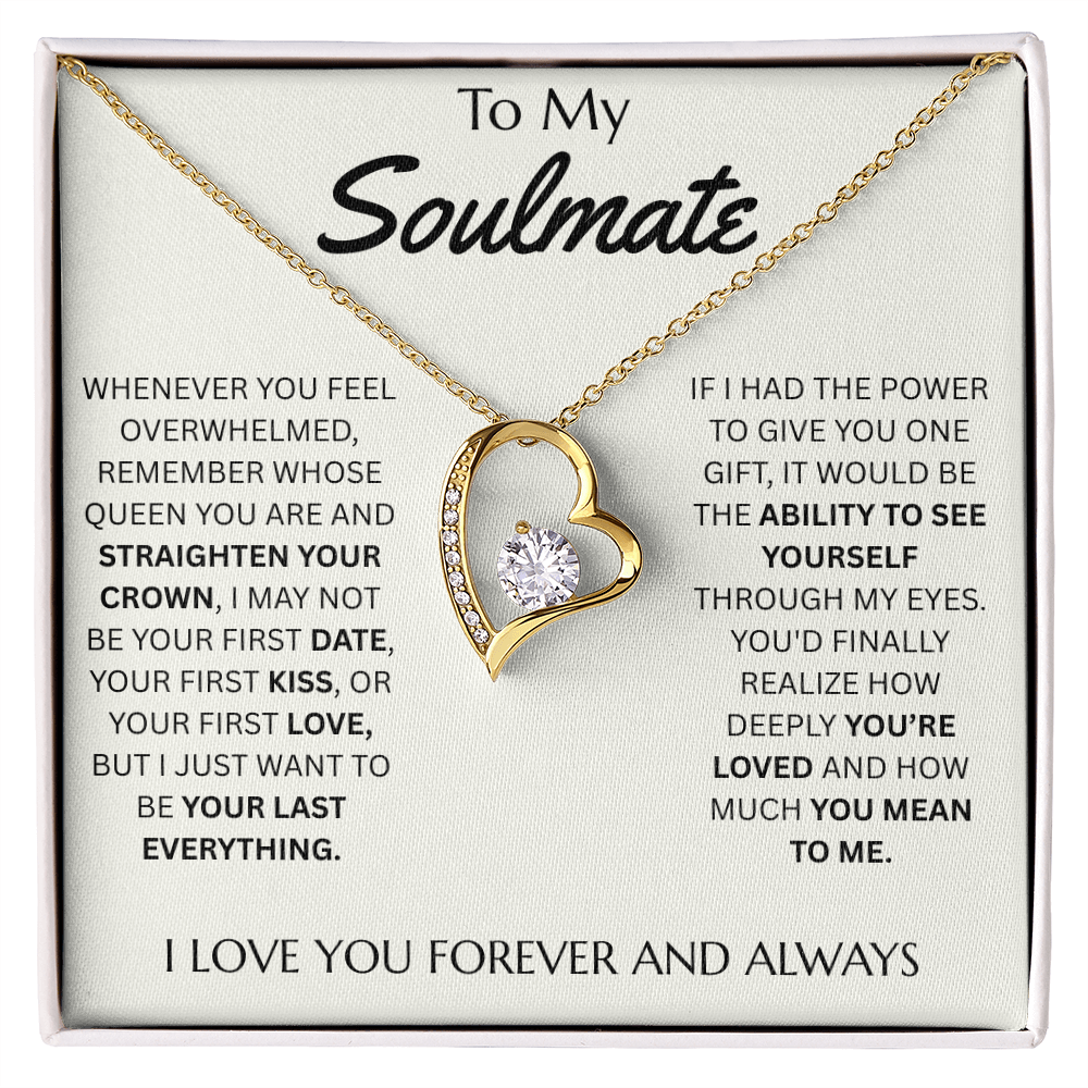 To My Soulmate - Forever Love Necklace - FG0024