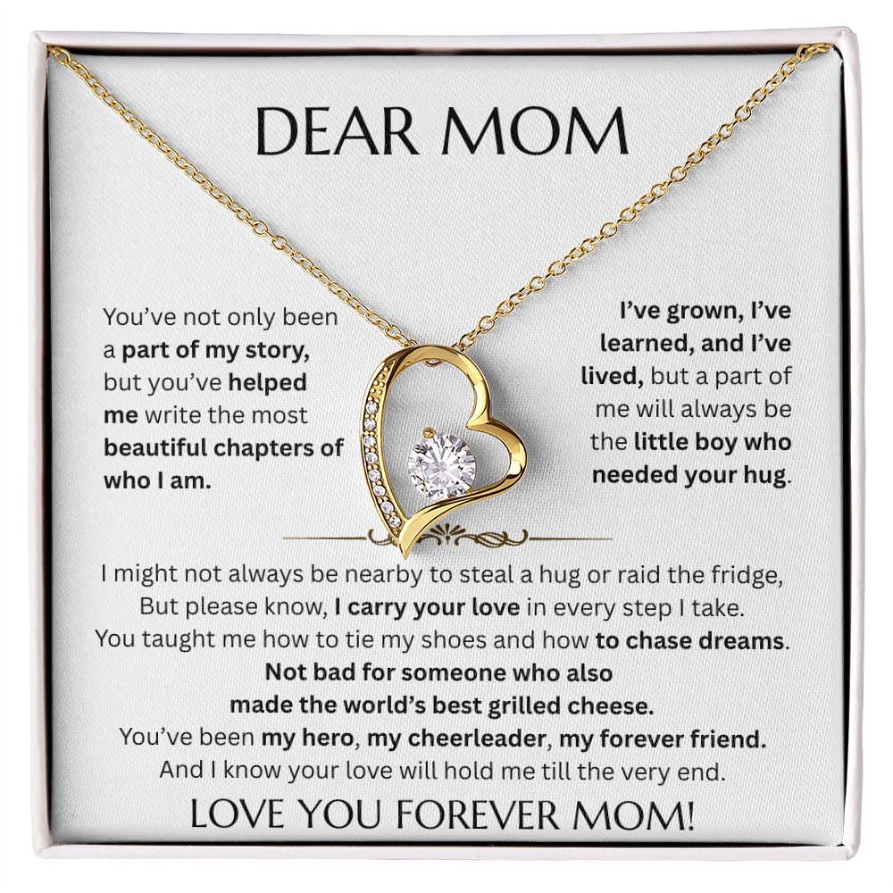 Dear Mom -From Son - Forever Love Necklace - FG0048
