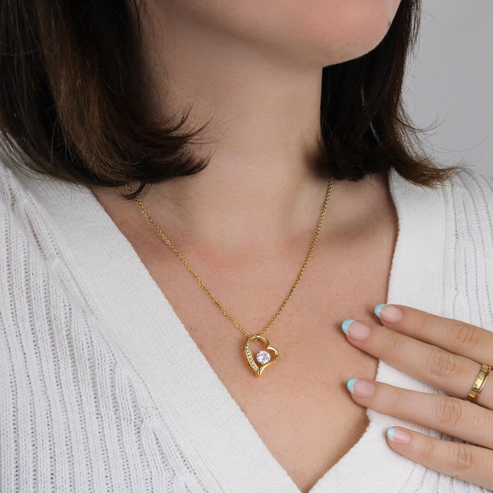To My Beautiful Wife - I Love You Forever Necklace - FG003