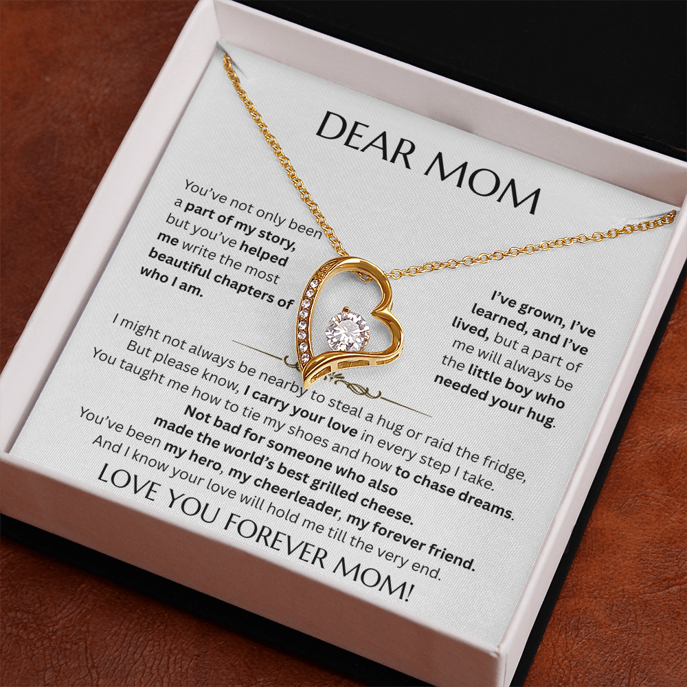 Dear Mom -From Son - Forever Love Necklace - FG0048