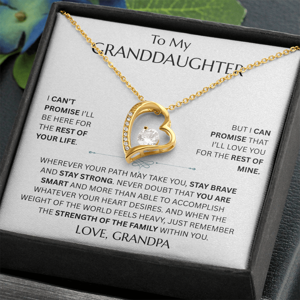 To My Granddaughter - Forever Love Necklace - FG0027