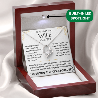 To My Wife - I Love You Forever, Personalized Gift Set - FG0066