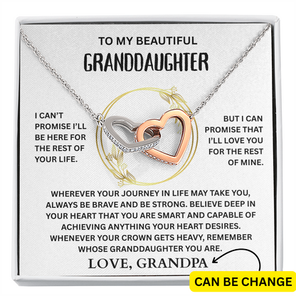 To My Beautiful Granddaughter - Personalized Gift Set - FG00067