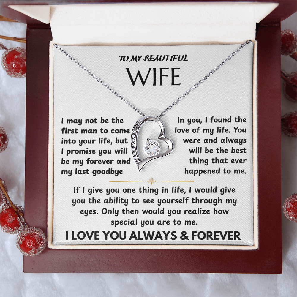 To My Beautiful Wife - Forever Love Personalized Gift Set - FG00069