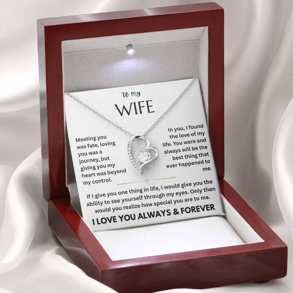 To My Wife - I Love You Forever, Personalized Gift Set - FG0068