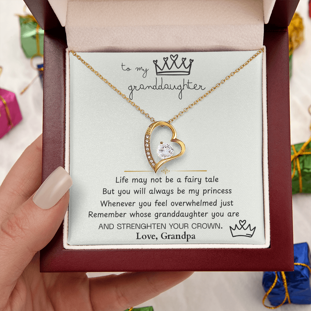 To My Granddaughter Princess Crown Gift Set - FG00080