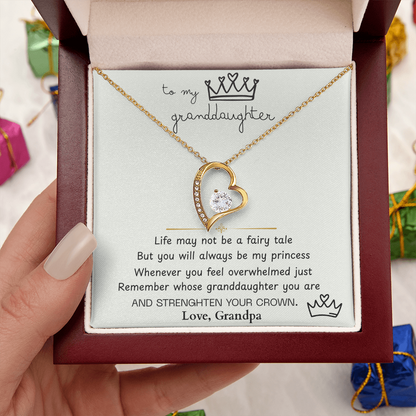 To My Granddaughter Princess Crown Gift Set - FG00080