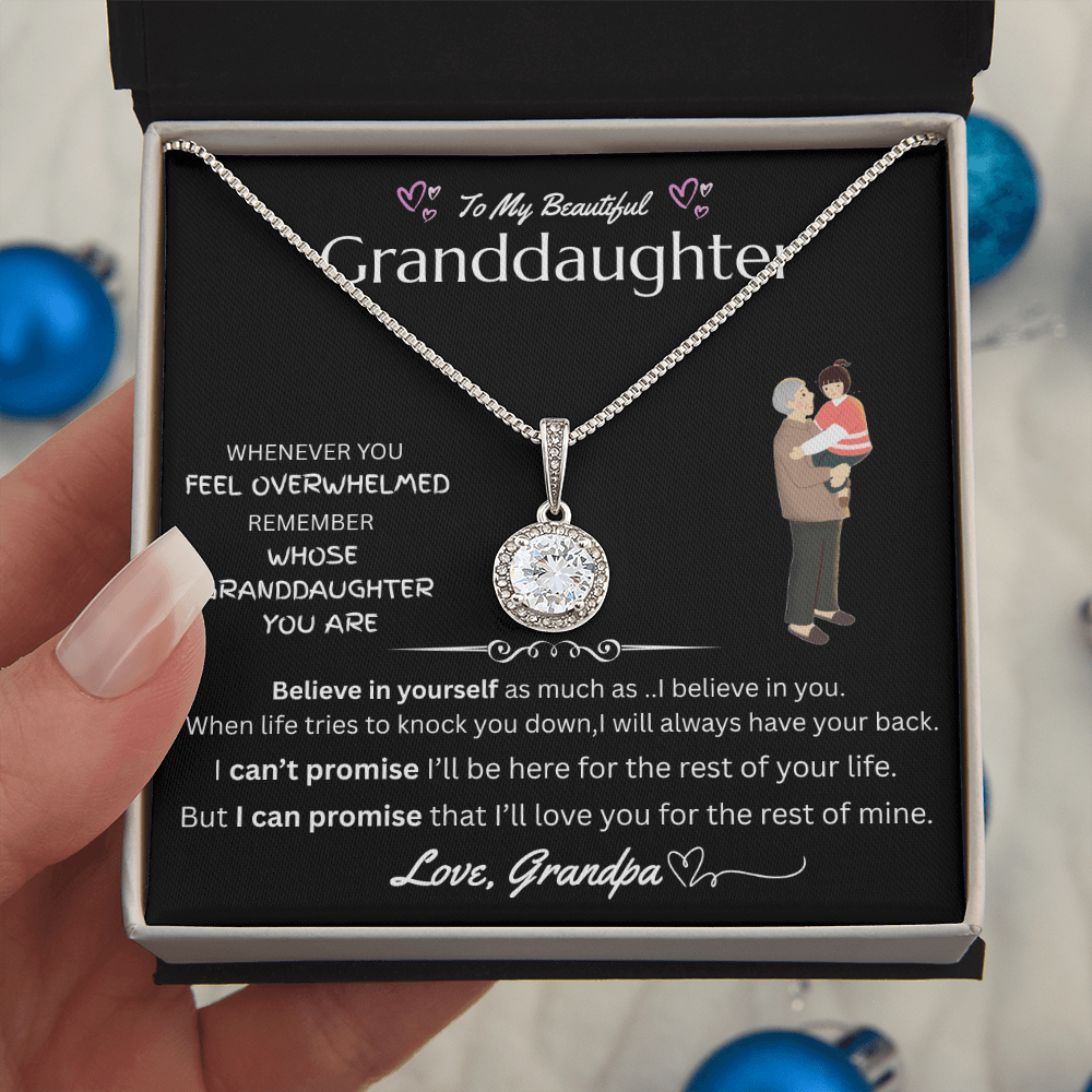To My Granddaughter - Eternal Hope Necklace - FG0036