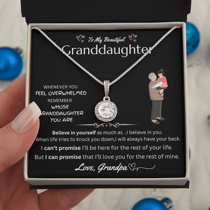 To My Granddaughter - Eternal Hope Necklace - FG0036