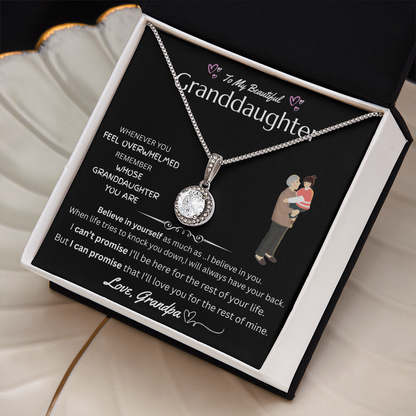 To My Granddaughter - Eternal Hope Necklace - FG0036
