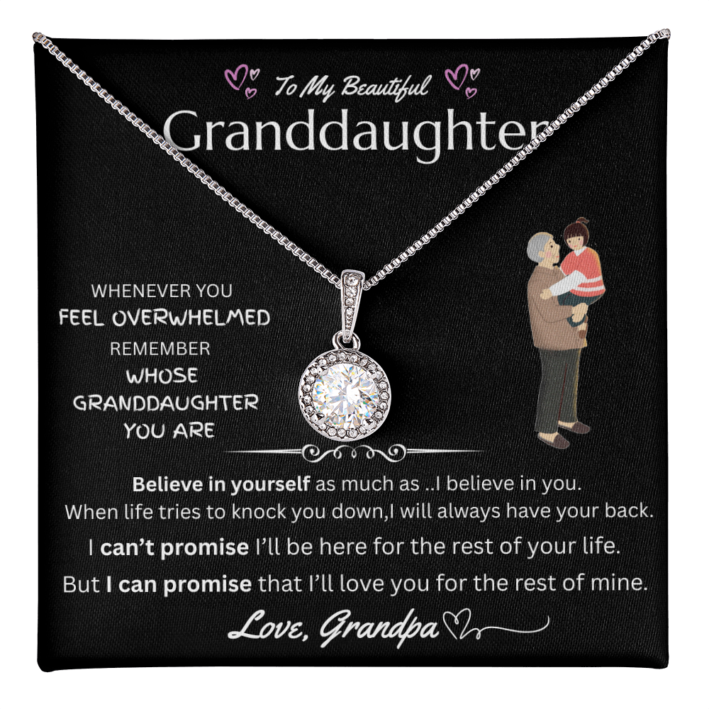 To My Granddaughter - Eternal Hope Necklace - FG0036