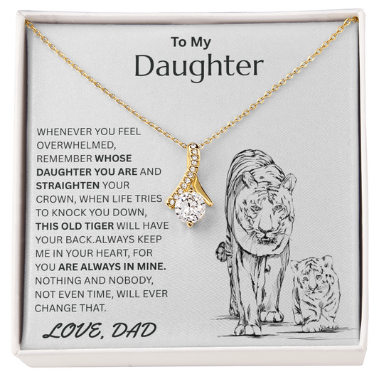 To My Daughter - Alluring Beauty Necklace - FG0030