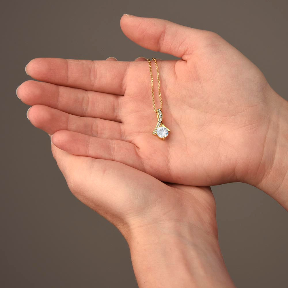 To My Granddaughter - Alluring Beauty Necklace - FG0037