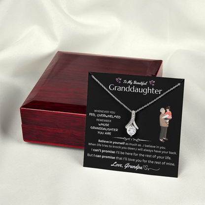 To My Granddaughter - Alluring Beauty Necklace - FG0037