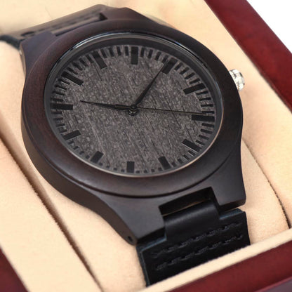 TO MY GRANDDAUGHTER GAMER - WOODEN WATCH - FG00075
