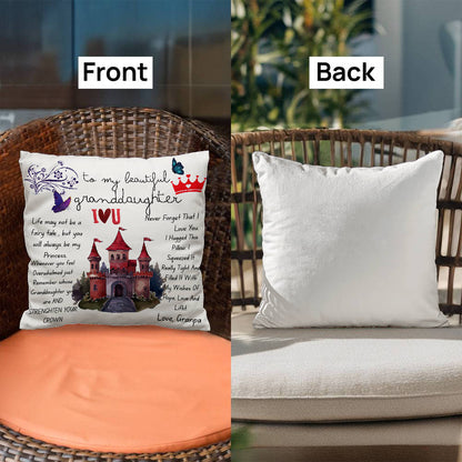 To My Granddaughter Princess I love U Pillow - FG00092