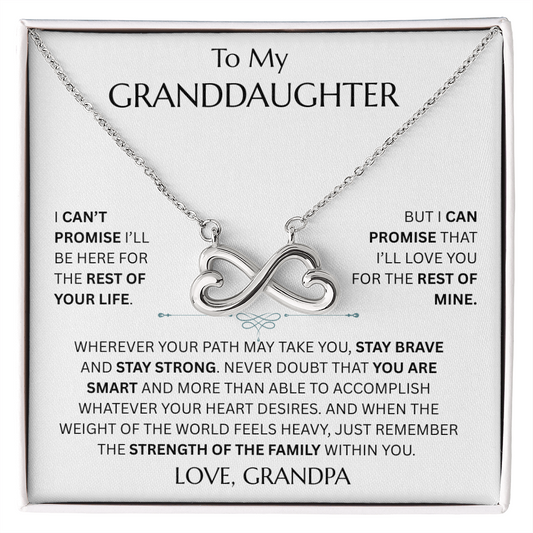 To My Granddaughter - Endless Love Necklace - FG0026