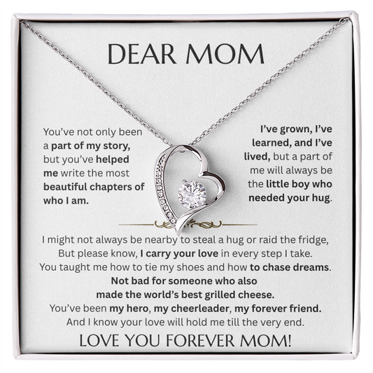 Dear Mom -From Son - Forever Love Necklace - FG0048